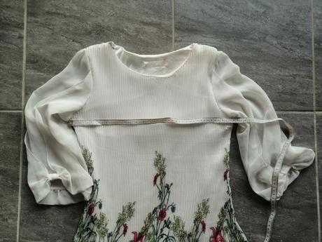 Jemné biele kvetované šaty lindex vs, lindex,s