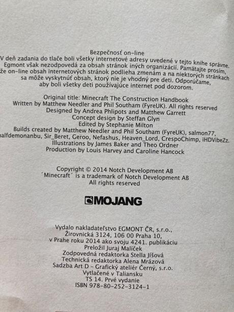 Minecraft - staviteľská príručka (2014), 