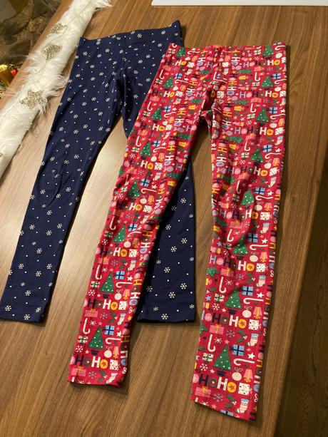 Vianočné leginy top stav, f&f,152