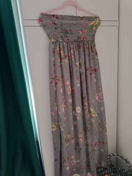 Dlhe pásikavé šaty, m