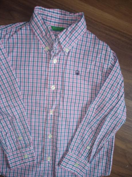 Moderná košeľa top stav, benetton,110