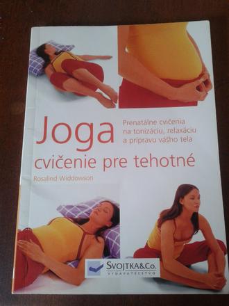 Kniha joga cvičenie pre tehotné,