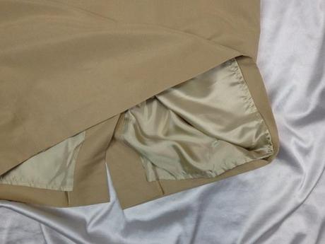 Luxusná béžová sukňa, 40