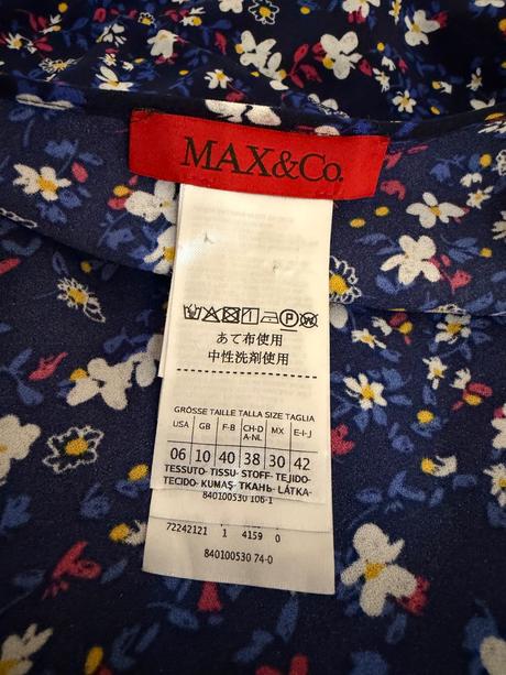 Kvetované šaty max&co romantický chic štýl, 38