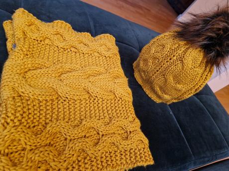 Čiapka + šál/tunel, 