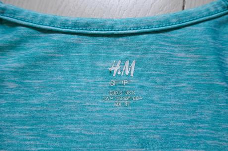 Tričko h&m sport, h&m,s
