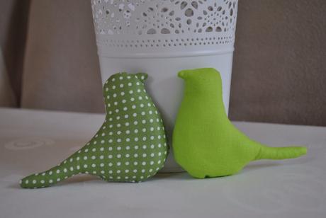 Srdiečka a vtáčiky na dekoráciu,