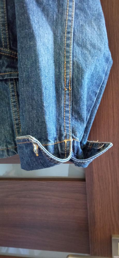 Dámska džínsová, riflova bunda s,m /164, alive,s