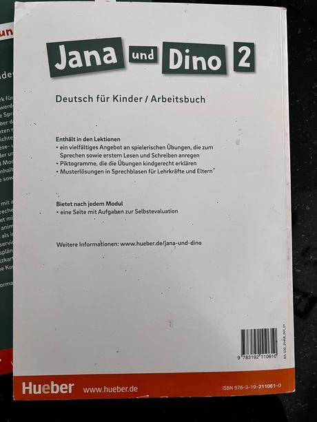 Jana und dino 2 arbeitsbuch a kursbuch,