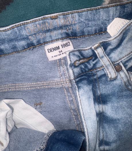 Rifle denim a kratase vero moda v.34..xs, 34