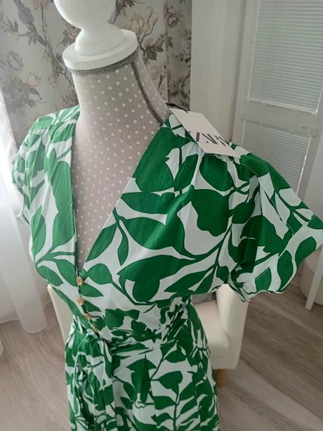 Bavlnene saty zara - nove s visackou, zara,xs