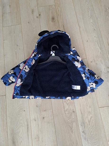 Zimná kvalitná bunda mickey veľ.12/18mes., disney,86