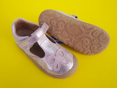 Detské kožené balerinky froddo extra flexible pink, froddo,25 / 26