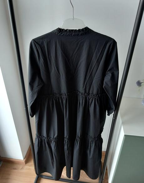 Čierne bavlnené šaty reserved 38/40 m/l, reserved,l