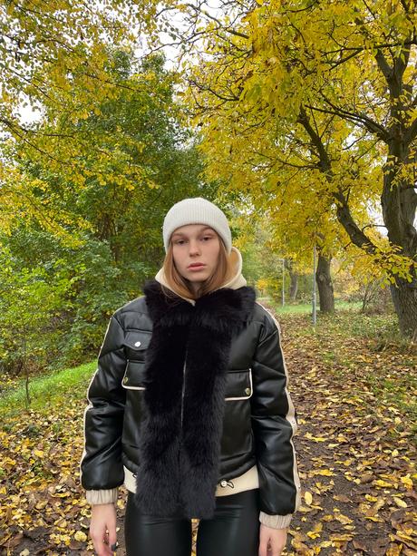 Dámska zimná bunda, s