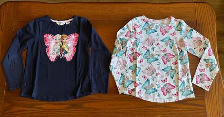 Tričká s motívom frozen 122/128 - dvojbalenie, h&m,122