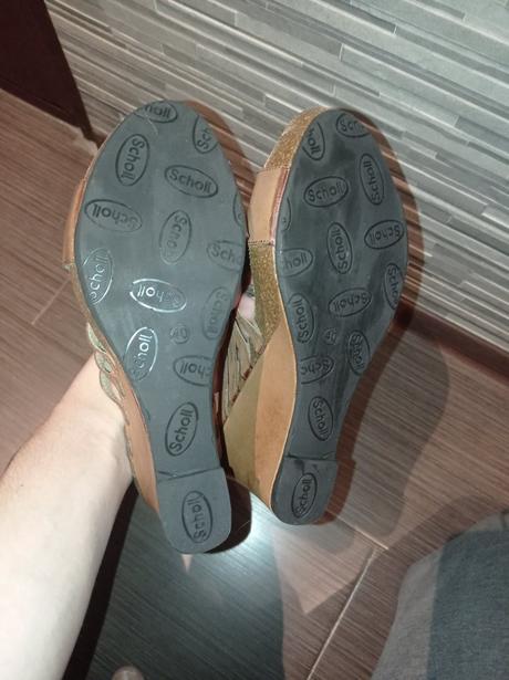 Scholl kožené šľapky, scholl,40