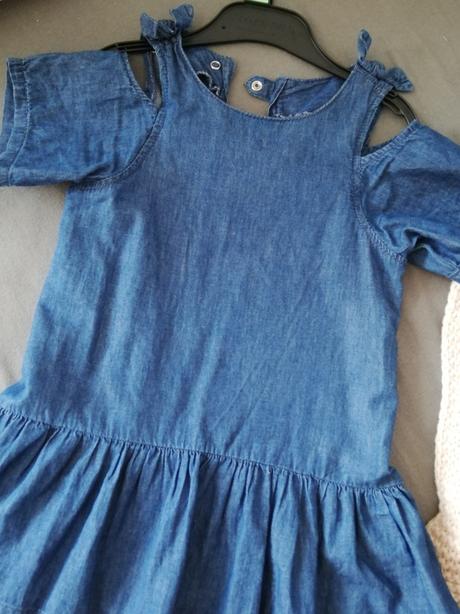 Tenké riflove šaty, kiki&koko,98