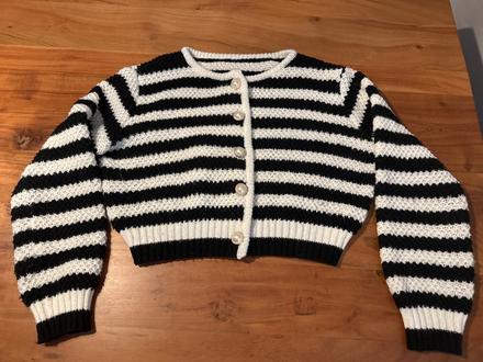 Sveter štýl coco chanel, s