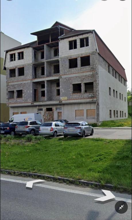 Hrubá stavba bytového domu,
