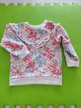 Mikina kvetinkova, h&m,92