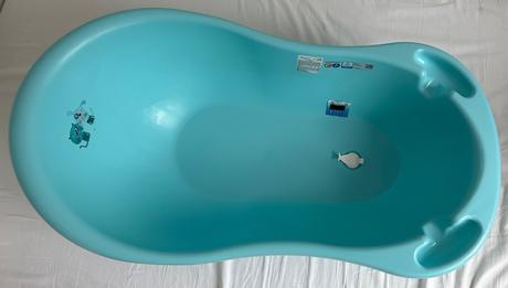 Tega vanička 86 cm s odtokom psík a mačička tyrkys,