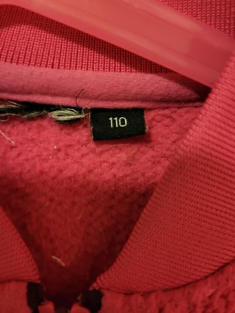 Ultra hrubá ružová mikina, 110