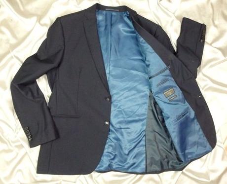 Kvalitné tmavomodré sako, c&a,54