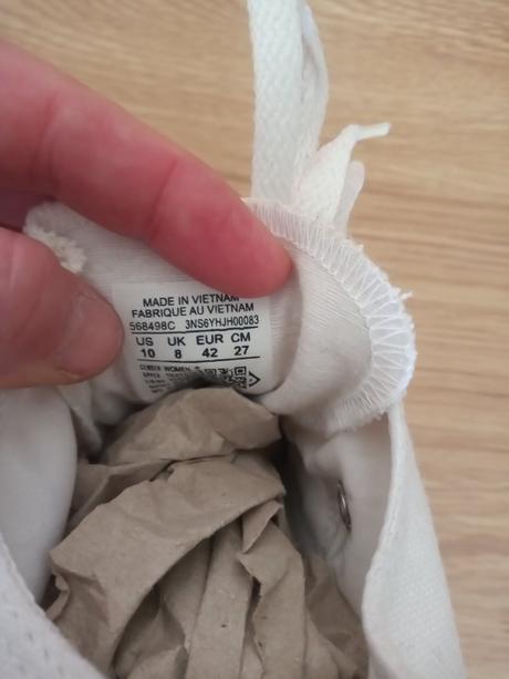 Biele conversy veľ.42 super stav, converse,42
