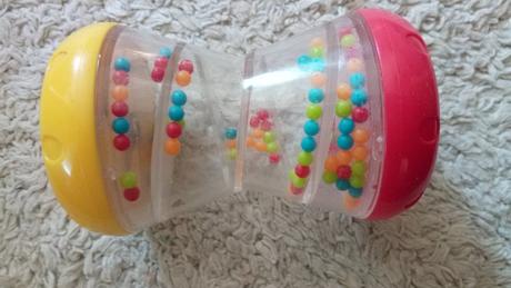 Masážna činka na zúbky + valček so zrkadlom, 