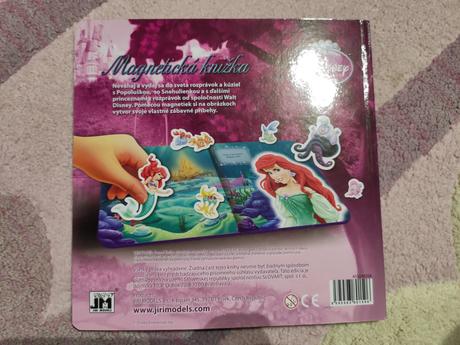 Magnetická knižka disney princezné, 