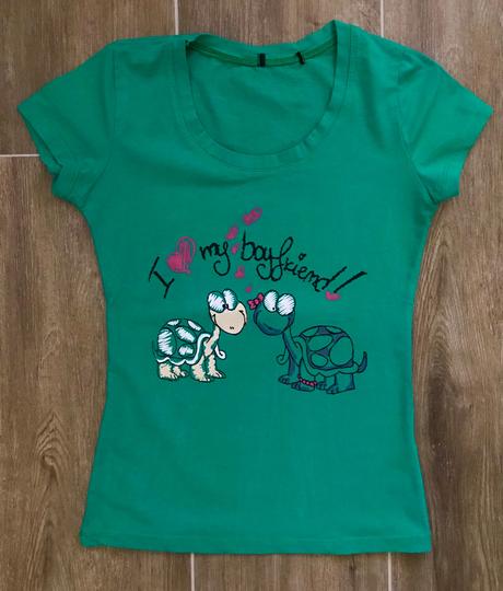 Tričko i love my boyfriend, xs