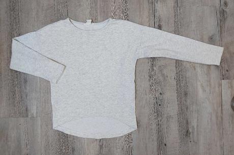 3 tenšie dievčenské mikiny, h&m,134