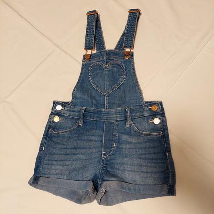 Rifľové šortky na traky, h&m,128