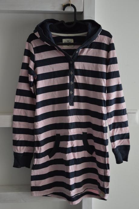 Zateplená predlžená mikina 158/164, h&m,158