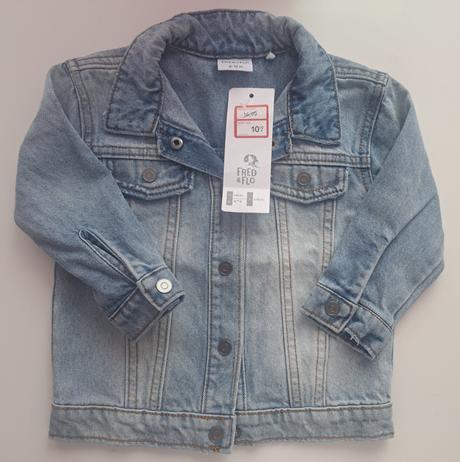 Nová detská riflová bunda, f&f,80