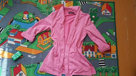Ruzovy kardigan, xl