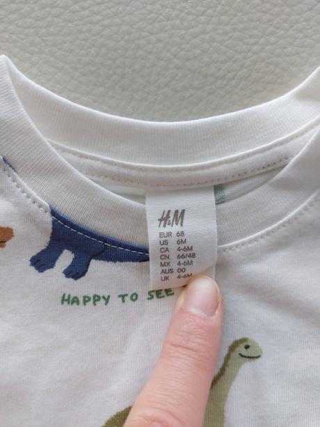 Tričko s krátkym rukávom, h&m,68
