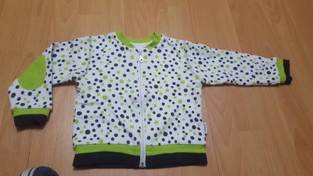 Bodkovaná mikina, richelieu,86