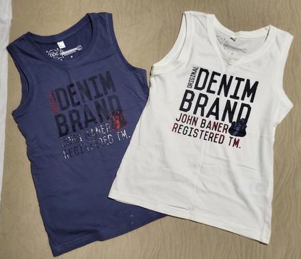 2x chlapčenské letné tielko velk. 128/134, bonprix,128