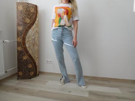 Zara tričko overisze-s,m,l,xl, bavlnené,, s