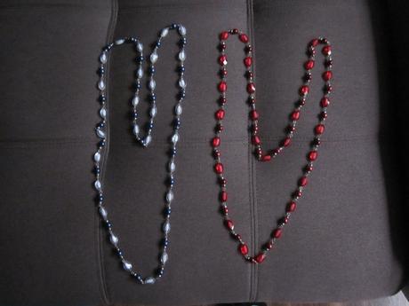 2ks gorale cervene & modro-biele, 