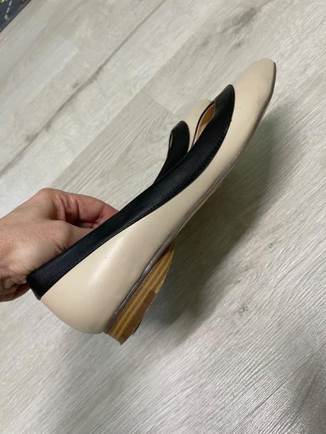 Kožené baleríny, baťa,38