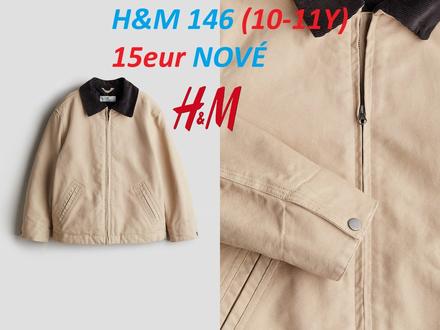 Chlapčenská bunda hm (10-11y) béžová, h&m,146