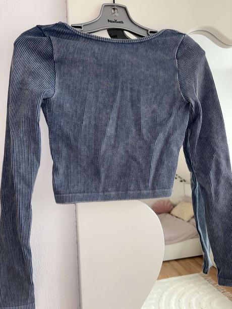 Crop top s holým chrbtom stradivarius s, stradivarius,s