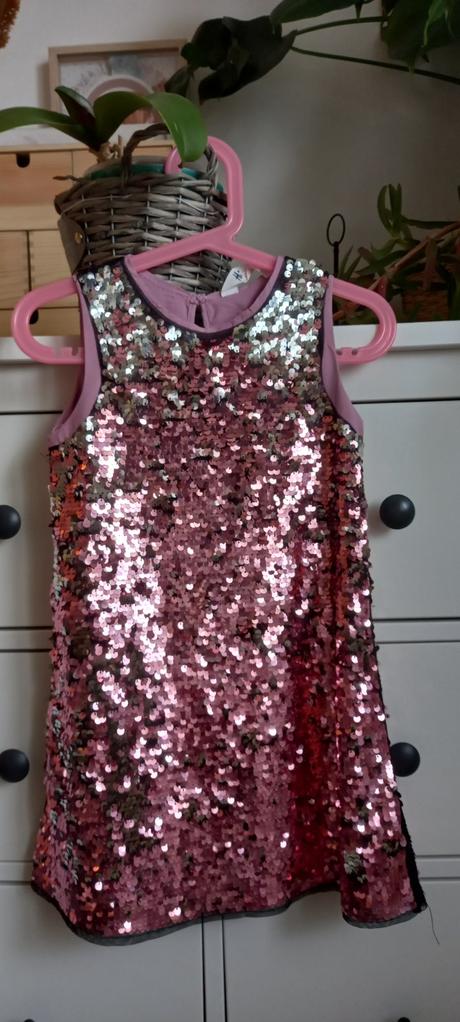 Flitrové šaty 110, h&m,110