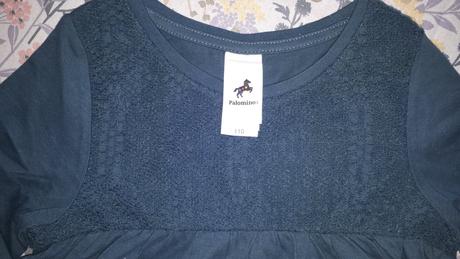 Tričko s čipkou, palomino,110