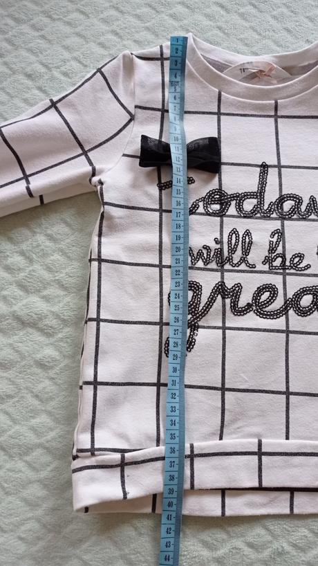 Mikina mriežka dievca, h&m,110