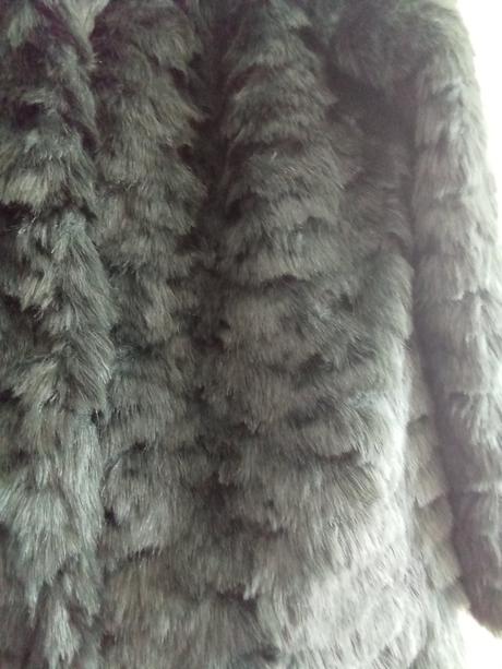 Kabát s umelej kožušiny, atmosphere,38