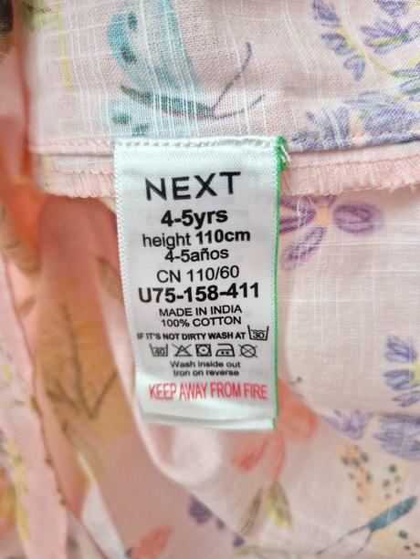 Šaty dievčenské next, next,110